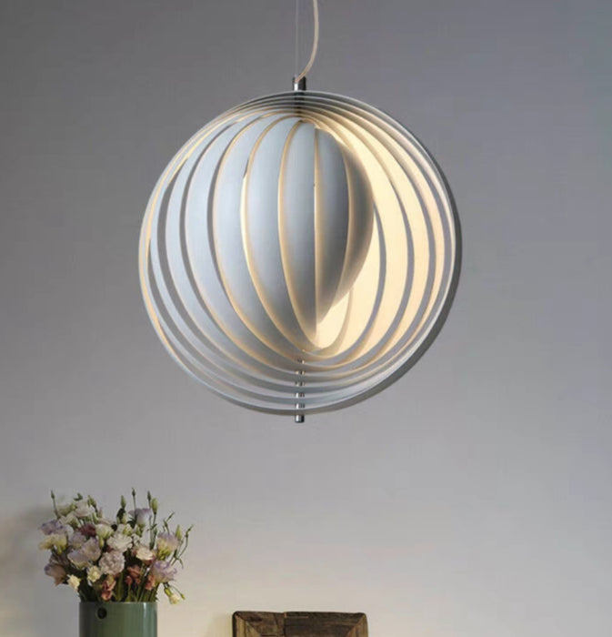 Lámpara de araña de luna ligera de arte nórdico de estilo diseñador para isla de cocina/comedor/mesita de noche
