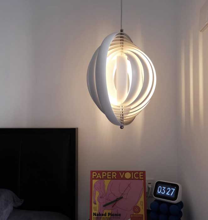 Lámpara de araña de luna ligera de arte nórdico de estilo diseñador para isla de cocina/comedor/mesita de noche