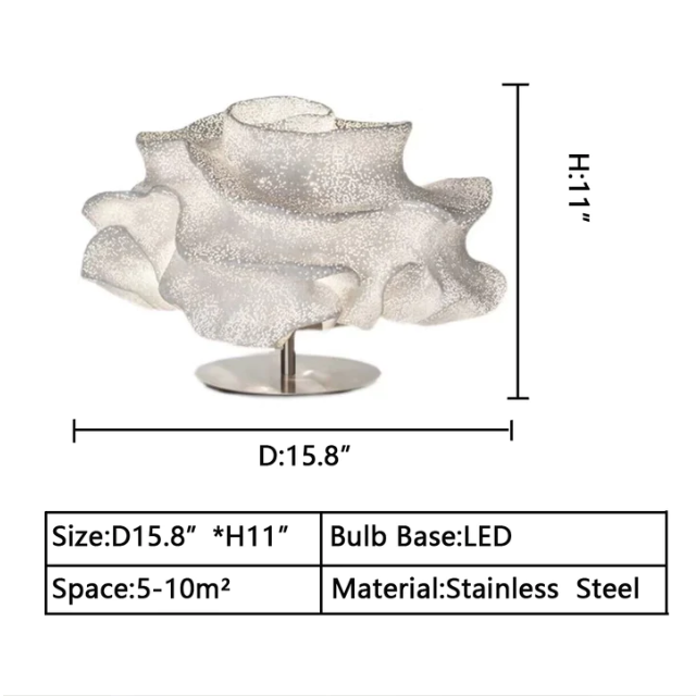 D15.8"*H11.0" modern,art,cloud,table lamp,study desk,floor lamp,flower,sky,star