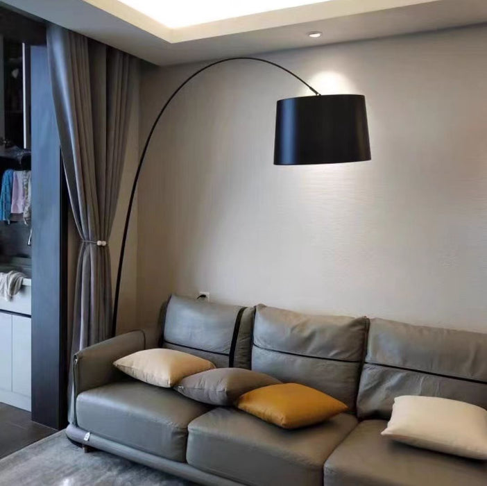 Lámpara de pie minimalista moderna para sala de estar, luces de pesca creativas, lámpara de noche para dormitorio