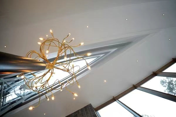 Designer Model Post-Modern Brass Lamps Branch Floor Lamps for Living Room/Bedroom