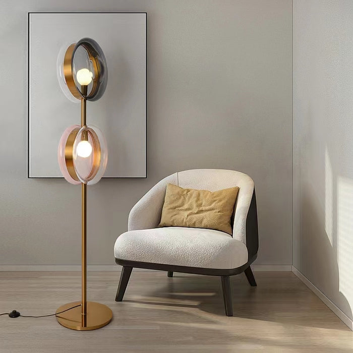 Lampada da terra moderna per soggiorno Modello di design Lampada decorativa creativa