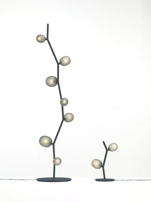 Idee modello ramo di un albero nordico Lampada da terra / lampada da tavolo per atmosfera morbida per camera da letto / soggiorno