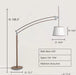 D77.2"*H106.3" floor lamp,lamps,lamp,glass,iron,orange,gray,red,brown,vertical floor lamp,study,pantographe arc floor lamp Hermes USA
