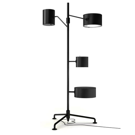 Statistocrat Floor Lamp,Statistocrat LED Floor Lamp by Moooi,lamps,lamp,floor lamp,black,white,metal,aluminum,iron,table,bedside,living room,office,study