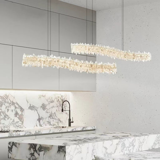 chandelier,chandeliers,pendant,pendants,crystal,crystal stone,rose gold,chrome,long,long table,big table,kitchen island,study,dining room,island,kitchen bar,oversize,extra large