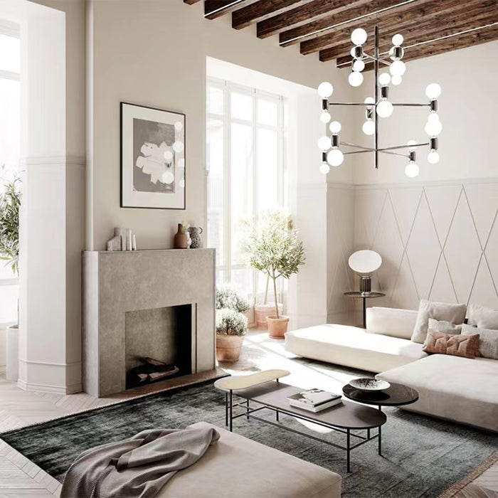 Designer Model Minimalist Multi-bulb Combination Chandelier for Living/Dining Room