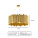 D47.2"*H13.8" Brubeck Round Chandelier,chandelier,chandeliers,pendant,gold,stainless steel,luxury,tubes,drum,round,living room,dining table,dining room,round table