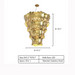 D47.2"*H78.7" Etta Chandelier,chandelier,chandelier,gold,luxury,stainless steel,chandeliers,multi-tier,layer,layers,tiers,living room,high ceiling room