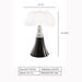 D12.0"*H19.6" table lamp,minimalist,white,black,gree,red,lamps,lamp,bedside,study,bar,living table,Minipipistrello LED Table Lamp