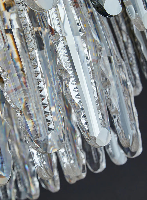 Modern Minimalist Art Designer Light Luxury Round Crystal Chandelier for Dining/ Living Room,round,detail