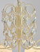 creative,cream,crystal, texture, Pearls,chandelier,shining, French, White, living room, bedroom,branch,Hemisphere,soft,gentle,