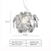 D28.3"*H21.3" Hope Large Suspension,chandelier,chandeliers,pendant,diamond,transparent,clear,living room,dining room,light,lamp,sphere