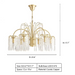 6Heads: D23.6"*H17.7" chandelier,chandeliers,candle,pendant,crystal pendant,branch,copper,brass,ceiling,luxury,crystal,gold,living room,dining room,bedroom,hallway,entryance
