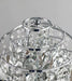 spiral, acrylic, tiered,living room, dining room, shining , upmarket, post-modern, spiral waterfall, chrome, floor lamp,crystal