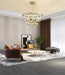 round, living room, bedroom, ring, crystal, shining, wreth, tiered, modern, chandelier, gold,