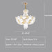 D24.8" chandelier,chandeliers,flower,branch,crystal,pendant,glass,iron,ceiling,living room,bedroom,foyer,hallway,checkroom
