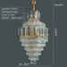 Oversized 80inch Staircase Crystal Chandelier Living Room Ceiling Light Fixture For Hotel Entrance In Gold Finish