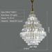 Big Foyer Pure Crystal Ceiling Light Fixture Living Room Entrance Staircase Chandelier