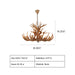 D29.5"*H27.6" chandelier,chandeliers,branch,vintage style,resin,antler,countryside,woden,candle,chandeliers near me,cheap chandeliers,wood chandelier