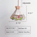 D7.9"*H6.1" chandelier,chandeliers,pendant,rose,rose gold,romantic,cute,flower,led,tiffany,tiffany style,white