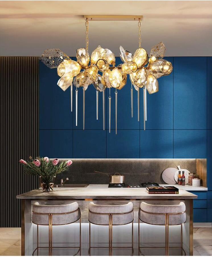 Modern Wine Glass Shape Chandelier Italian Light Luxury Light Fixture ...