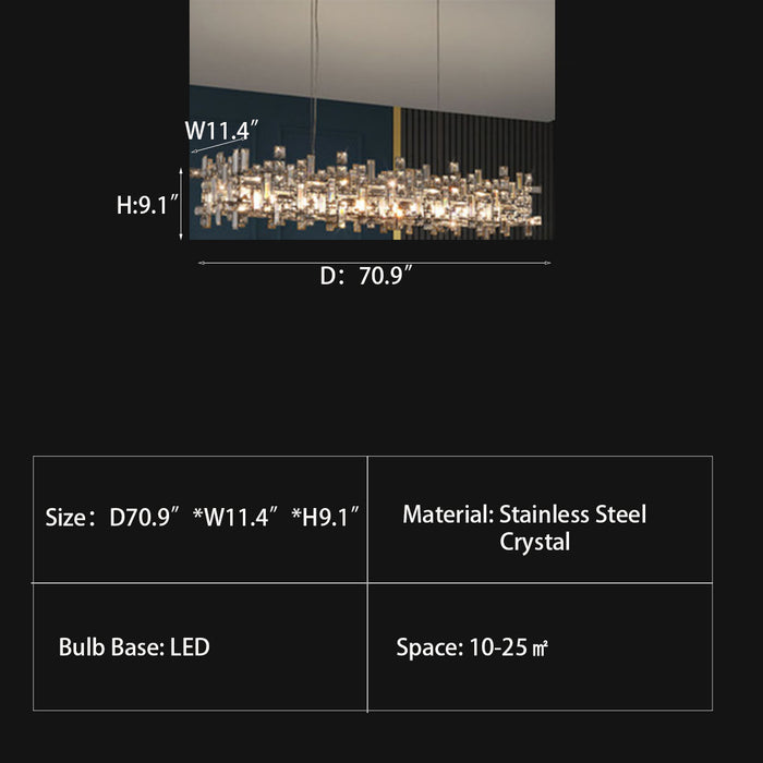 Nuovo lampadario di cristallo di lusso di design duplex per villa di lusso in stile italiano nuovo per sala da pranzo/soggiorno/camera da letto
