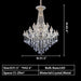 D31.5"*h42.4" crystal lighting-extra large/oversized/huge foyer candle branch crystal chandelier staircase ,hallway,coffee shop/restaurant chandelier clear crystal
