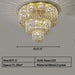 d31.5"MODERN extra large/huge 3-tiered gold crystal light ceiling round crystal light fixture for living room/dining room/foyer