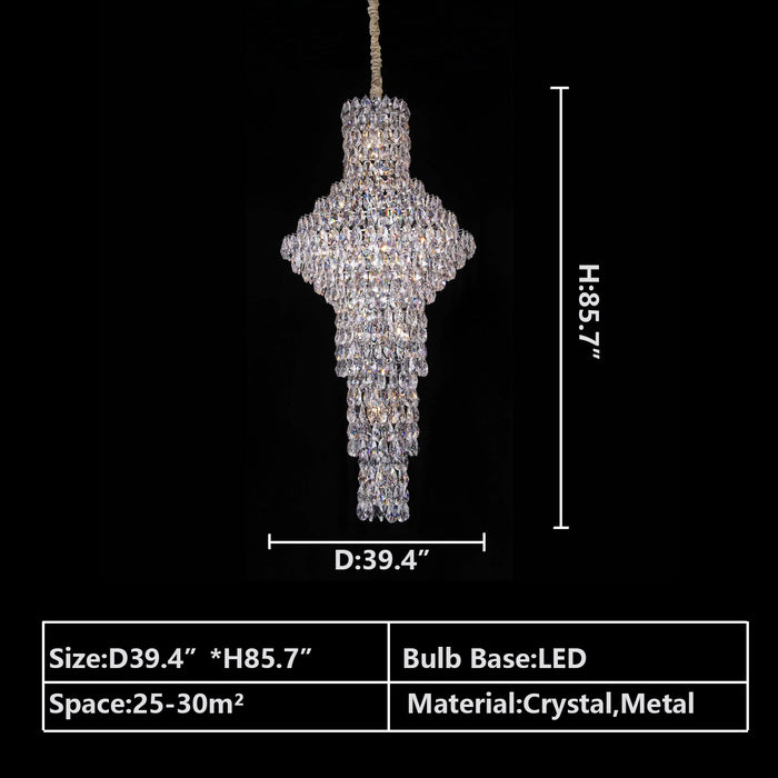 2023 Modern Crystal Chandelier For Foyer