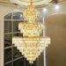 3 Layers Extra Large D78.7"*H137.8"/ 85 Lights Living Room Chandelier Magnificent Luxury Foyer Entryway Hotel Lobby Hallway Crystal Light Fixture