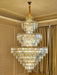 3 Layers Extra Length D78.7"*H137.8"/ 85 Lights Living Room Chandelier Magnificent Luxury Foyer Entryway Hotel Lobby Hallway Crystal Light Fixture