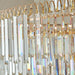 3 Layers Extra Large Living Room Chandelier Luxury Foyer Entryway Crystal Light Fixture