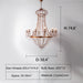 D50.4"*H74.8" chandelier,chandeliers,extra large,huge,big,straiscase,spiral straircase,villa,duplex hall,foyer,loft,iron,crystal
