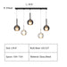 B: 5Heads L39.4" chandelier,chandeliers,glass,gray,clear,Cognac,metal,pendant,stairs,high-ceiling room,bedroom,kitchen island,big table,long table,entrys,foyer