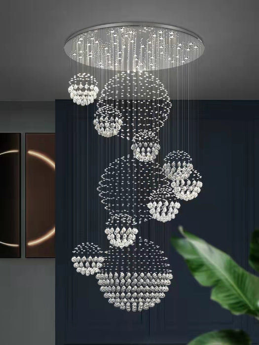 Extra Length Unique Customization Chandelier for Wedding Hotel Mall Cafe House Living room High ceilings Sloped ceilings modern design worldwide shipping affordable price