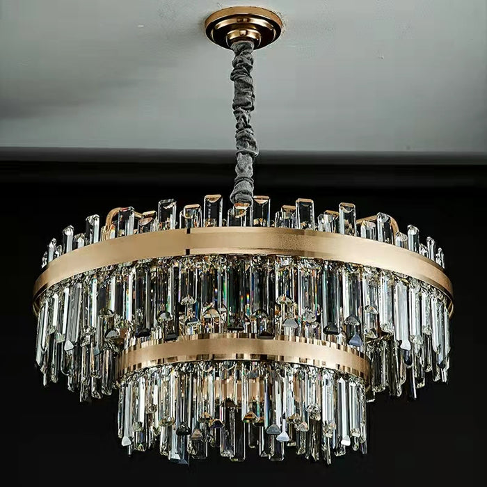 Lampadario di cristallo della nuova collezione per soggiorno, corridoio, plafoniera moderna per sala da pranzo/camera da letto
