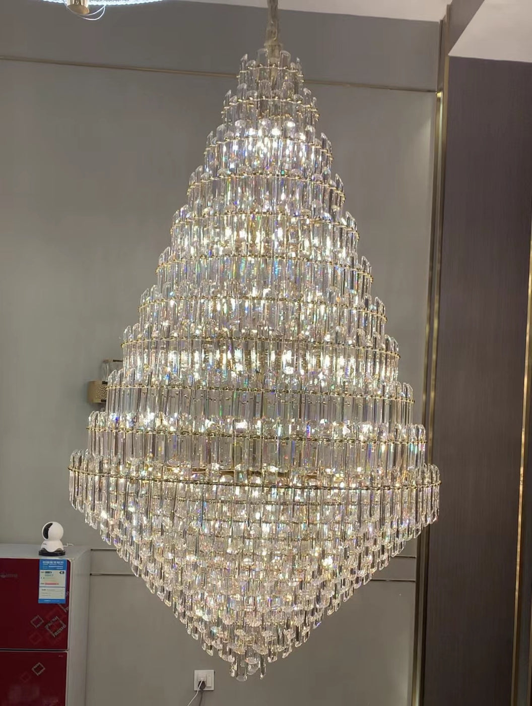 Extra Large Oversized Multi-tiered Crystal Chandelier for Foyer / Entr ...