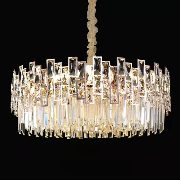 Lampadario di cristallo dal design esclusivo per soggiorno moderno Lampada da soffitto di lusso per sala da pranzo