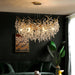 Affordable New French Style Branch Beautiful Crystal Chandelier Crystal Leaves Ceiling Light Fixture