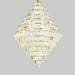 Chrome/ Silver Extra Large Chandelier For Foyer Living Room Staircase Crystal Ceiling Lighting Fixture
