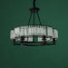 Decorative 6-Light Crystal Ceiling Chandelier D23.6"