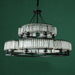 Decorative 18-Light Crystal Ceiling Chandelier D41.3"