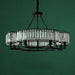 Decorative 8-Light Crystal Ceiling Chandelier D31.5"