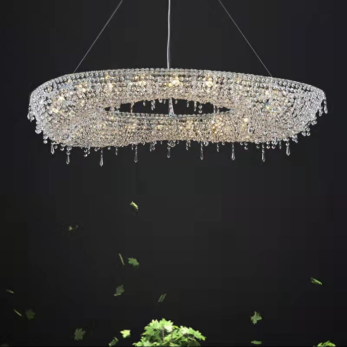 Large modern manooi chandeliers for bedroom