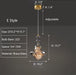 E: D10.2"*H15.7" pendant,chandelier,chandeliers,glass,brass,star,art,designer recommended,dining table,kitchen island,bar,dining bar