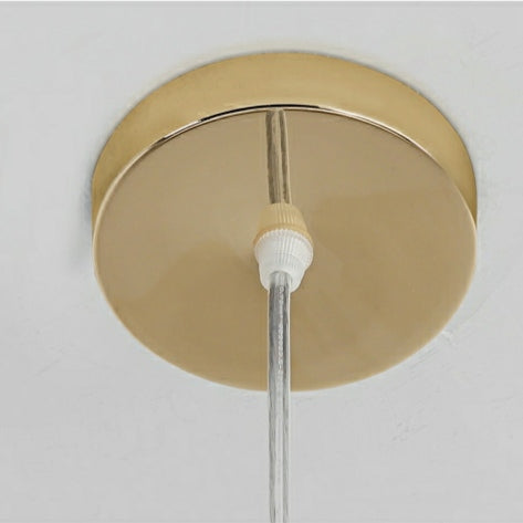 Elegant Italian Designer Single 1-Light Textured Geometric Pendant Lamp With Bulbs Diamond Ball Shaped Ceiling Light Fixture In Gold Finish
