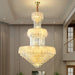 Big Size Crystal Feather Style Chandelier For Dreamy Wedding Hotel Foyer Staircase Ceiling Lighting Fixture For Living Room