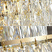 Extra Large Decorative Crystal Chandelier Foyer Hall Ceiling Light Fixture For Staircase In Gold/ Chrome