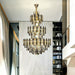 Foyer 3 Layers Extra Large Crystal Chandelier For Living Room Staircase Ceiling Lighting Fixture